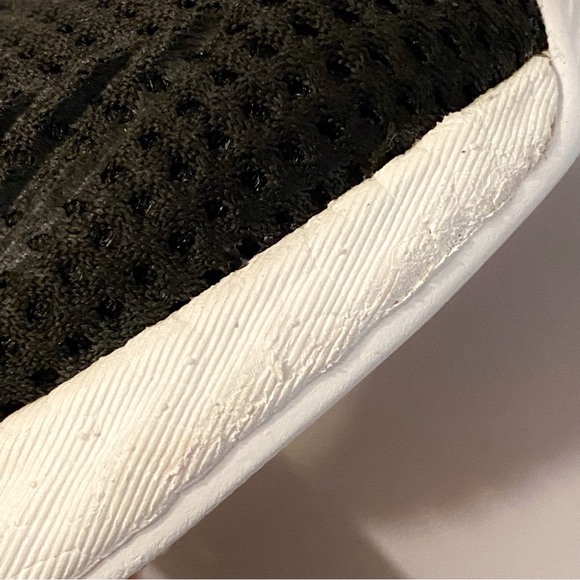 Adidas Parkey Alphaboost Alpha Boost black white mesh no tongue lace up sneakers - Picture 9 of 11